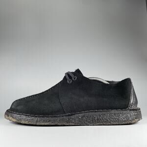 Clarks Originals 40 Desert Trek Men’s Size 11 M Black Suede Chukka Ankle Shoes